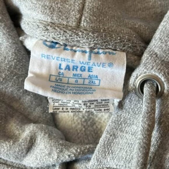 Champion Hoodie – Grey – Size Large - Picture 4 of 4